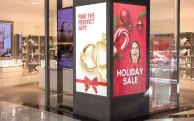 Digital Signage Brings Festive Cheer