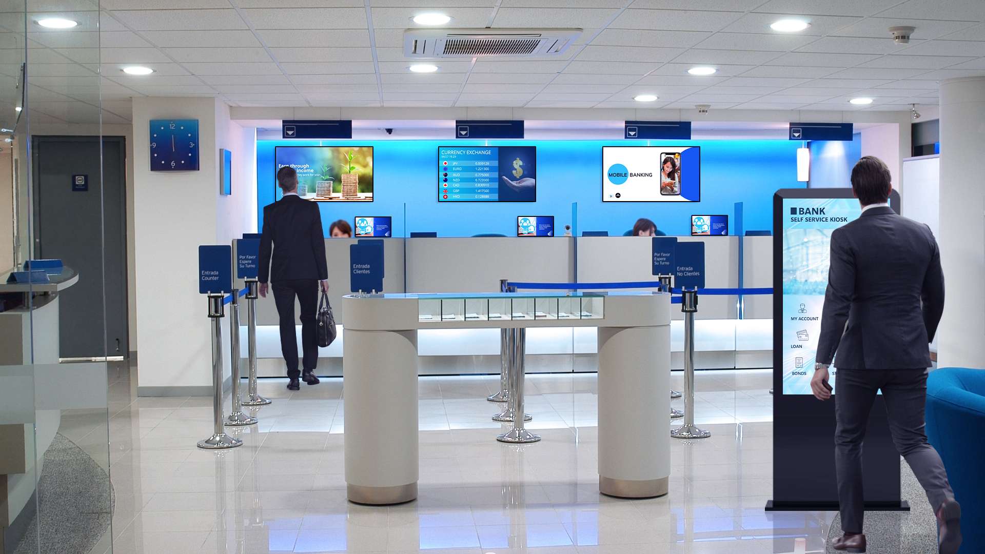 Digital Signage Powers Up Bank Transformation