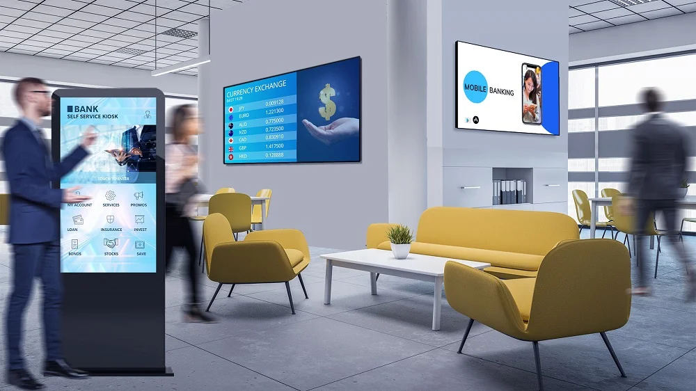 Why Should Banks Invest in Digital Signage?