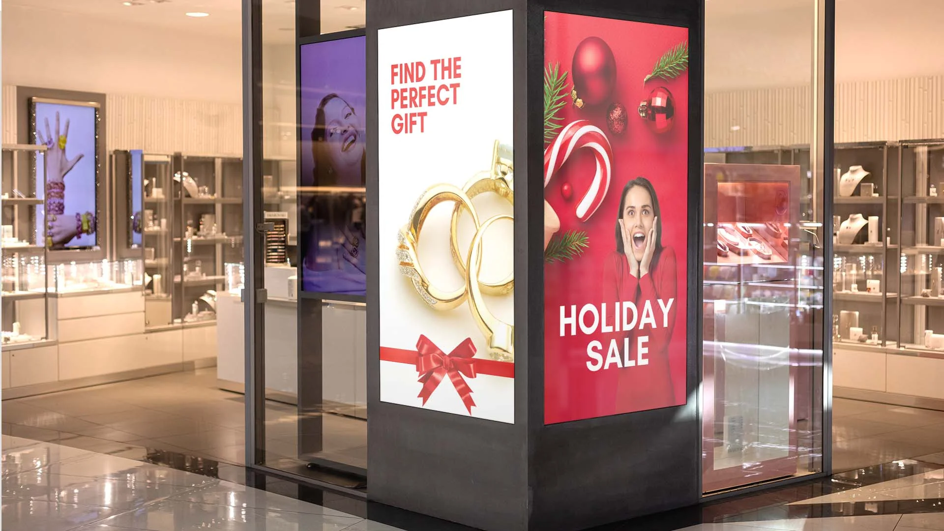 Digital Signage Brings Festive Cheer