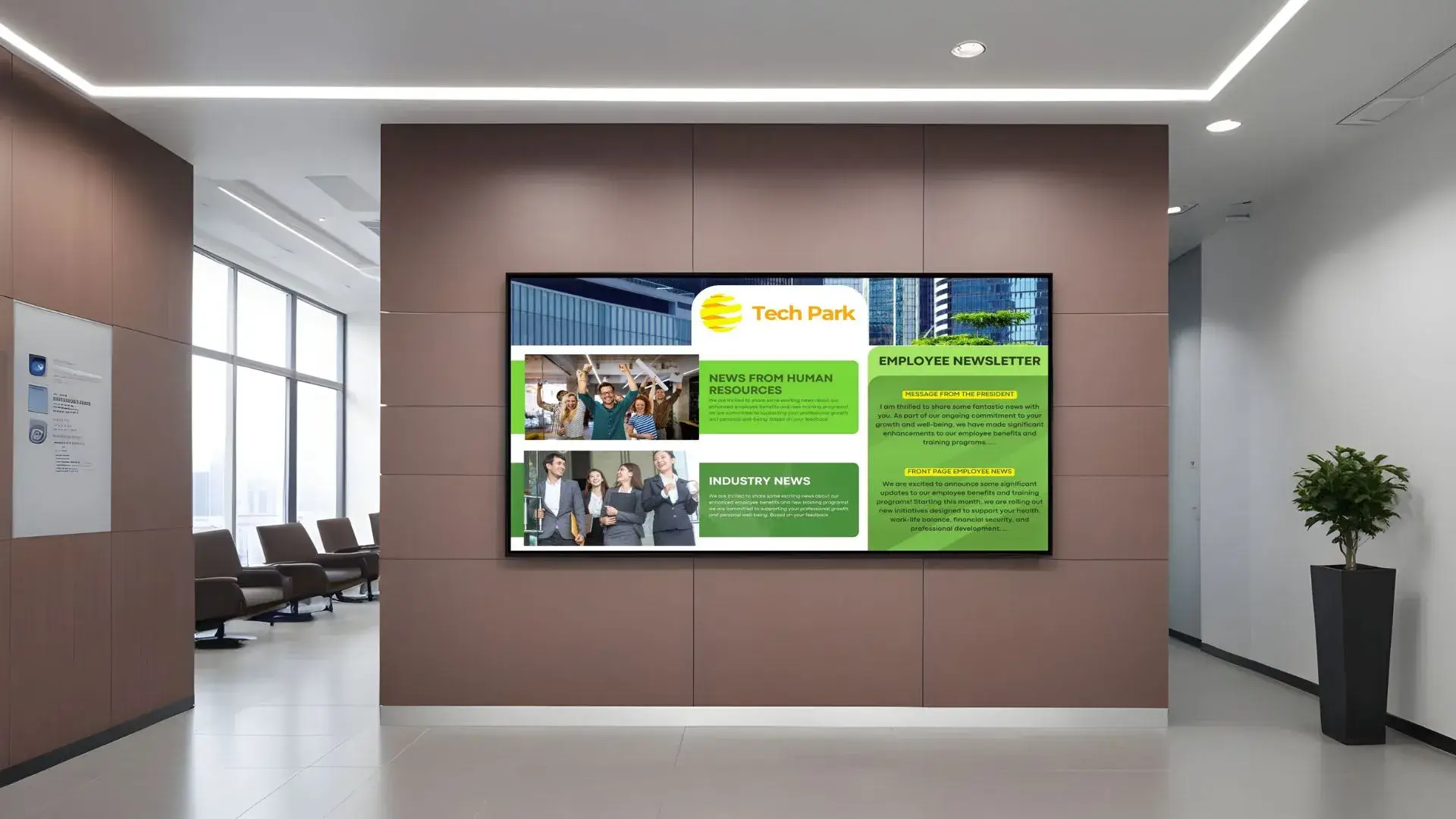 Digital Signage Software for Corporate Offices