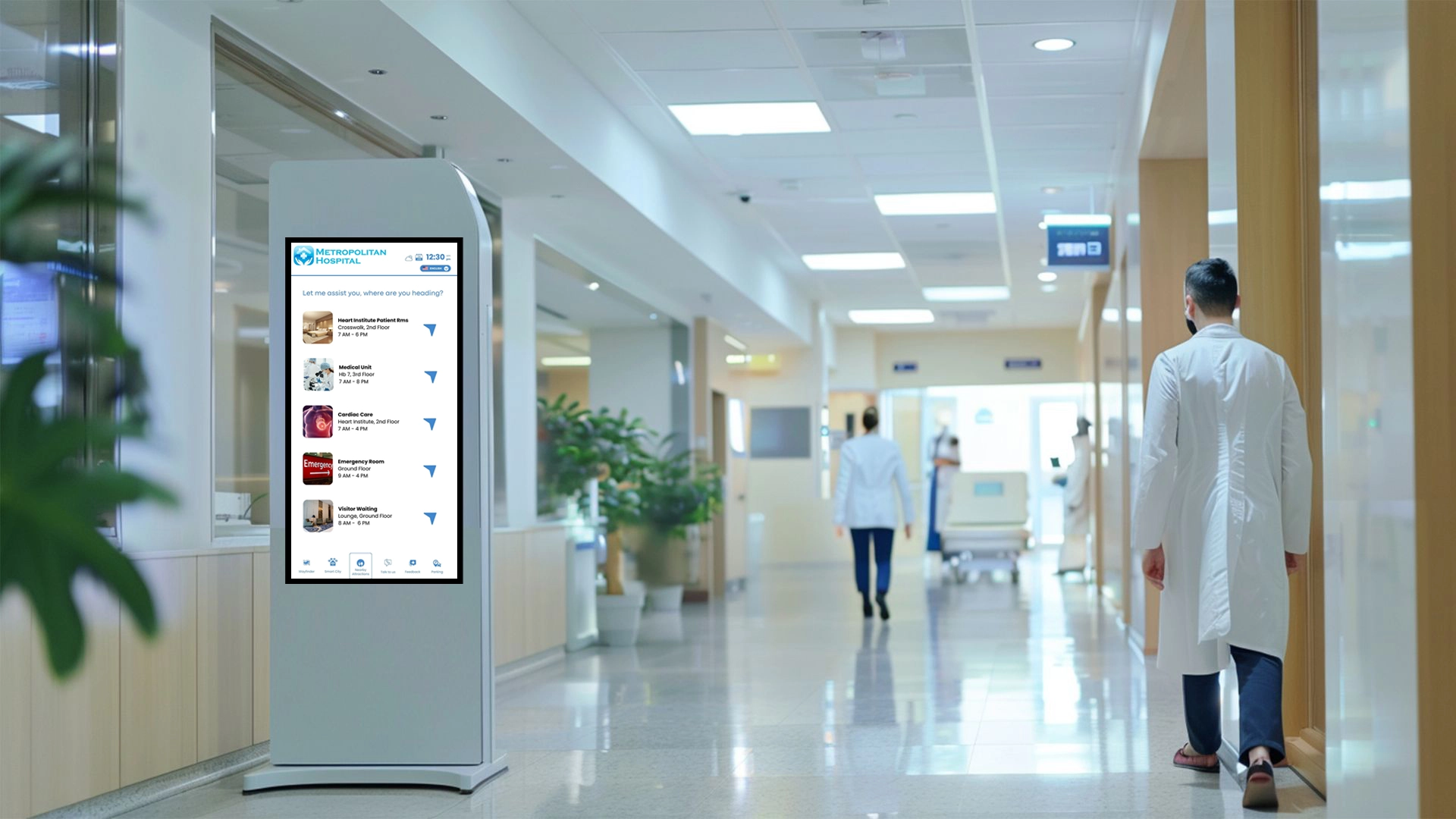 Interactive Kiosks for Healthcare