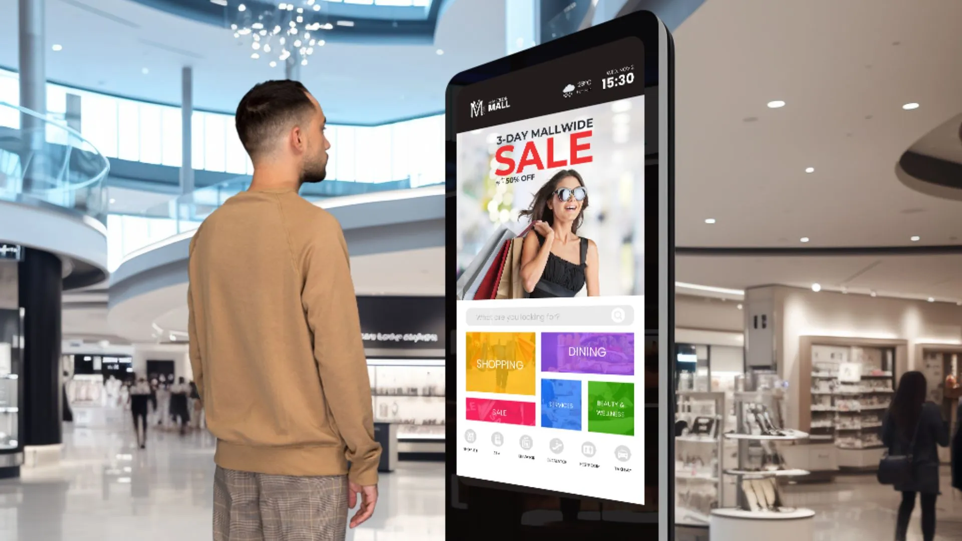 digital signage kiosk design