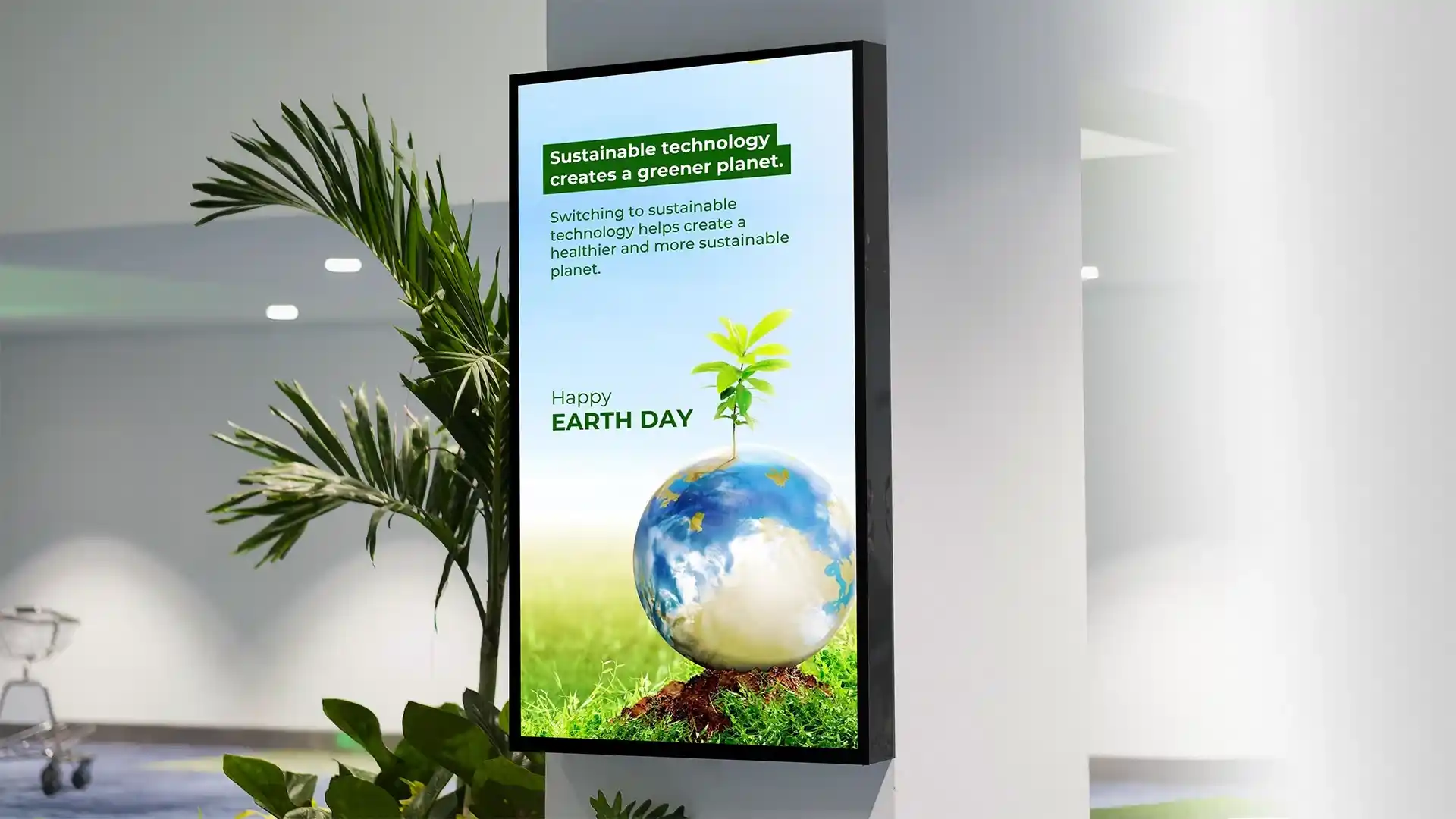 Why Digital Signage Is A Sustainable Choice