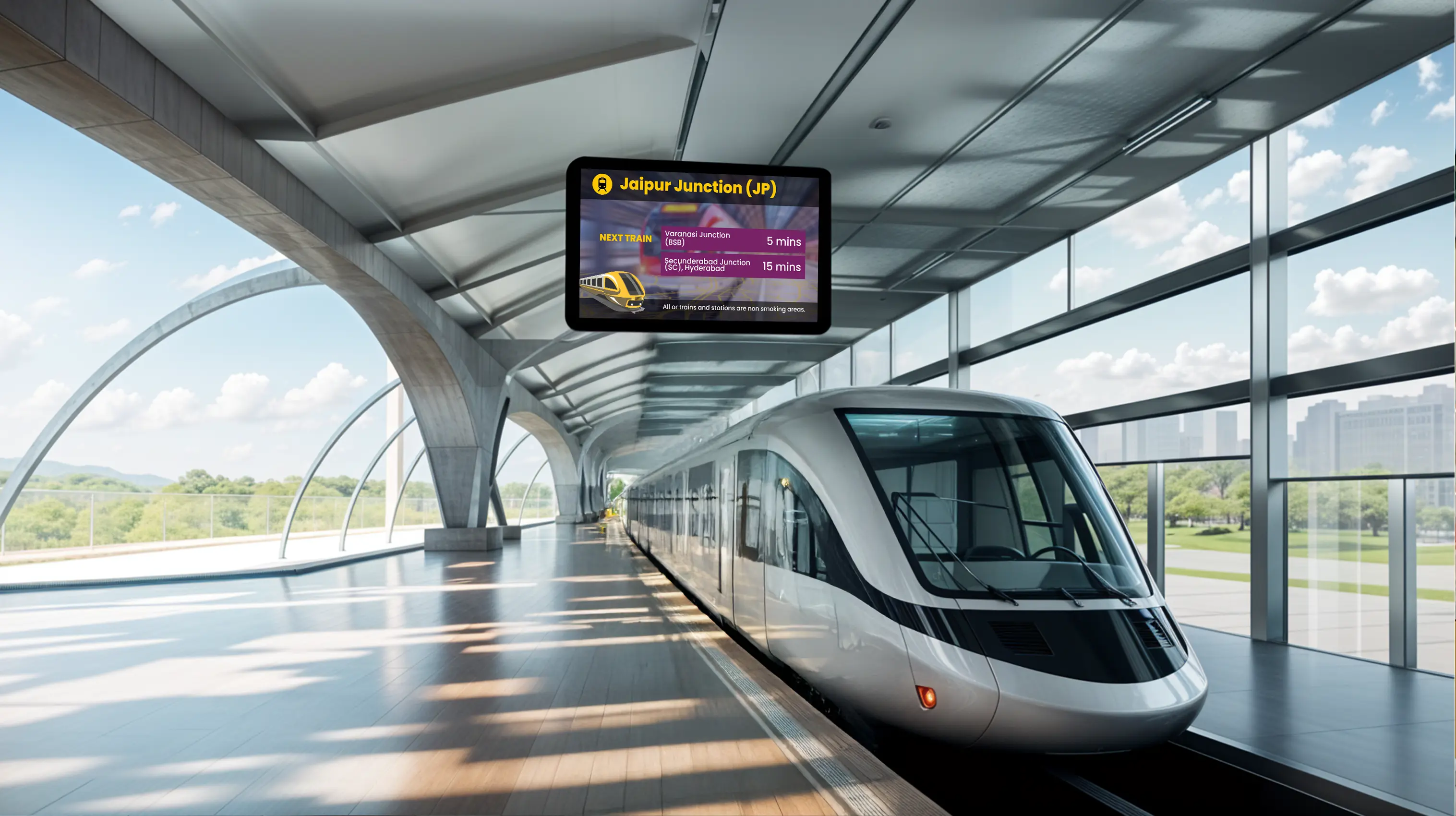 Digital signage trends in India 2025 for transit growth