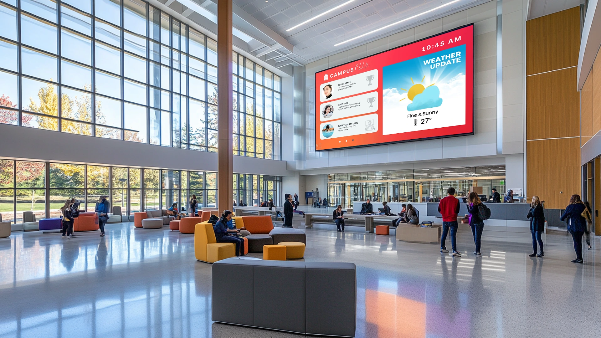 College Campus Digital Signage