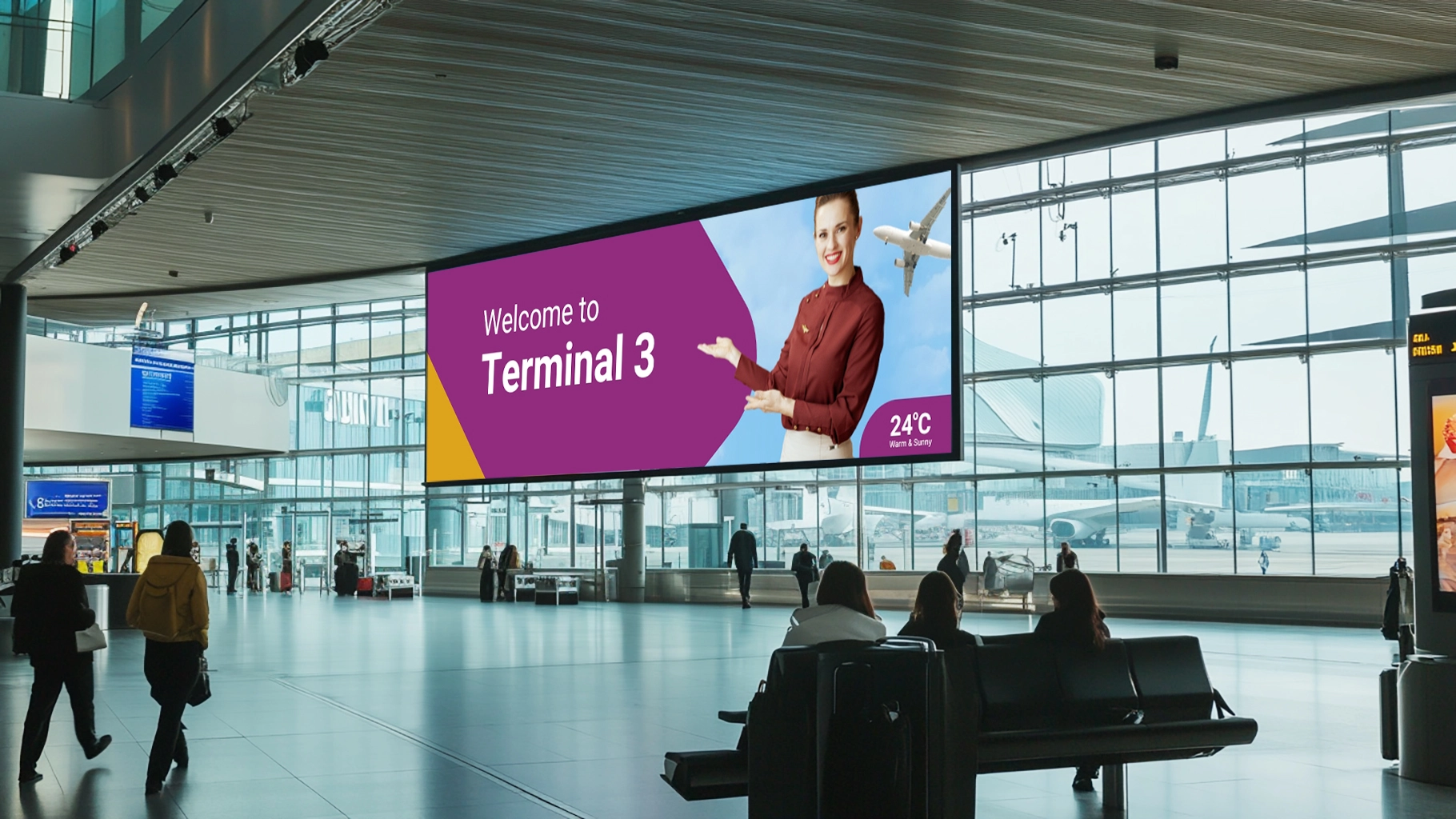 Reimagining Passenger Experience: The Impact of Smart Video Walls in Indian Airports