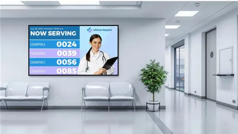 Clinic digital queue system