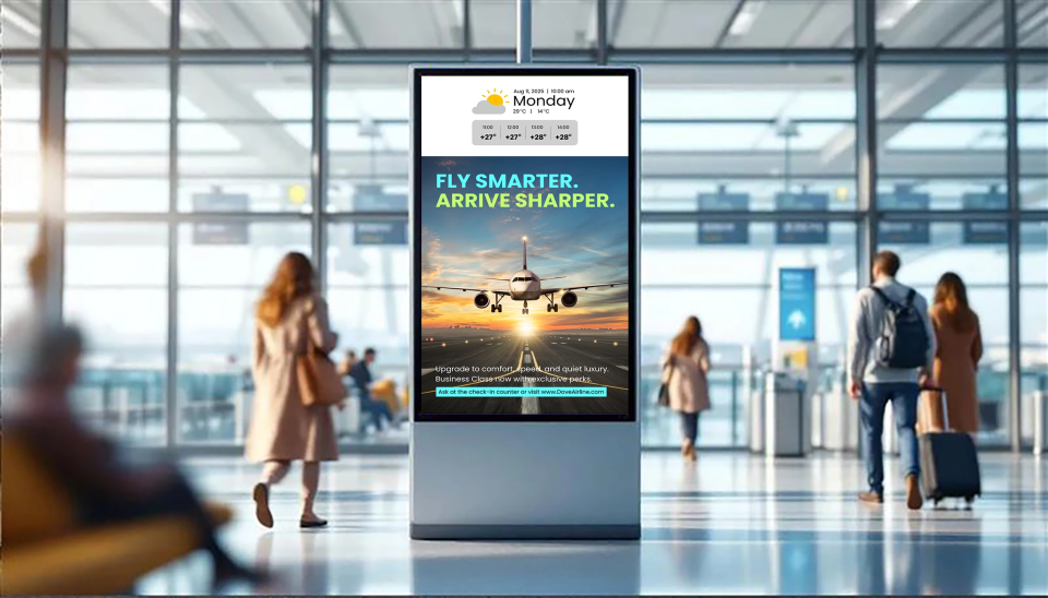 Interactive virtual concierge and PIDS signage guiding passengers in Australia Interactive virtual concierge and PIDS signage guiding passengers in Australia