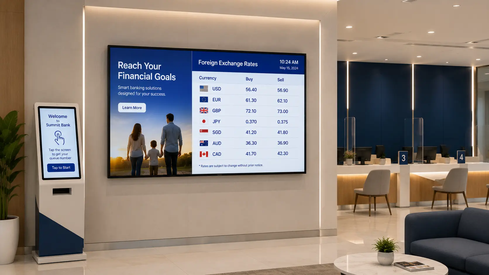 Managing Bank Digital Signage Across Multiple Branches: What Financial Institutions Need to Know